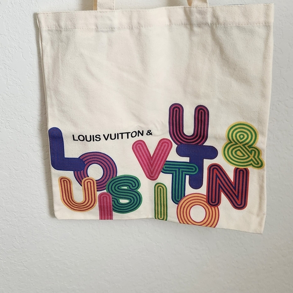 LOUIS VUITTON CANVAS ECO BAG BRAND NEW. ORIGINAL - Picture 5 of 6